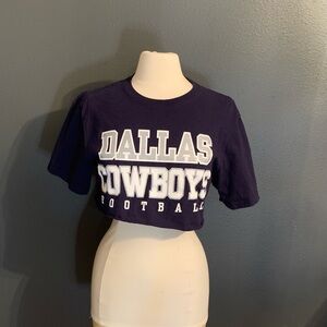NFL Dallas Cowboys Cropped T-Shirt Size Small